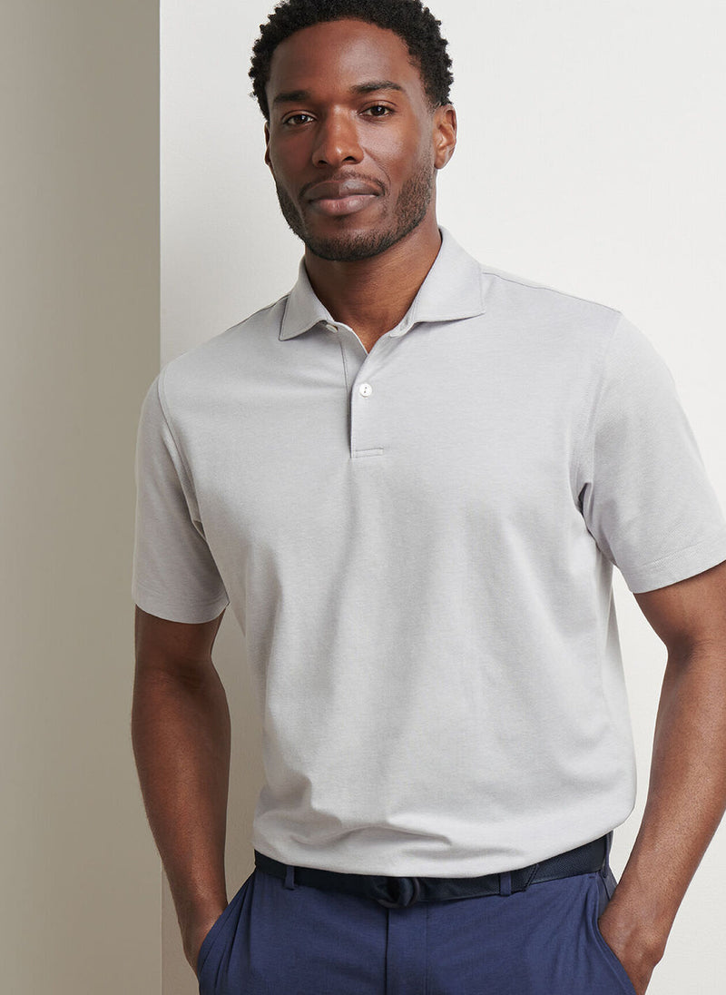 Albatross Cotton-Blend Pique Polo