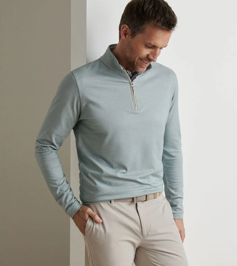 Albatross Cotton-Blend Pique Quarter-Zip