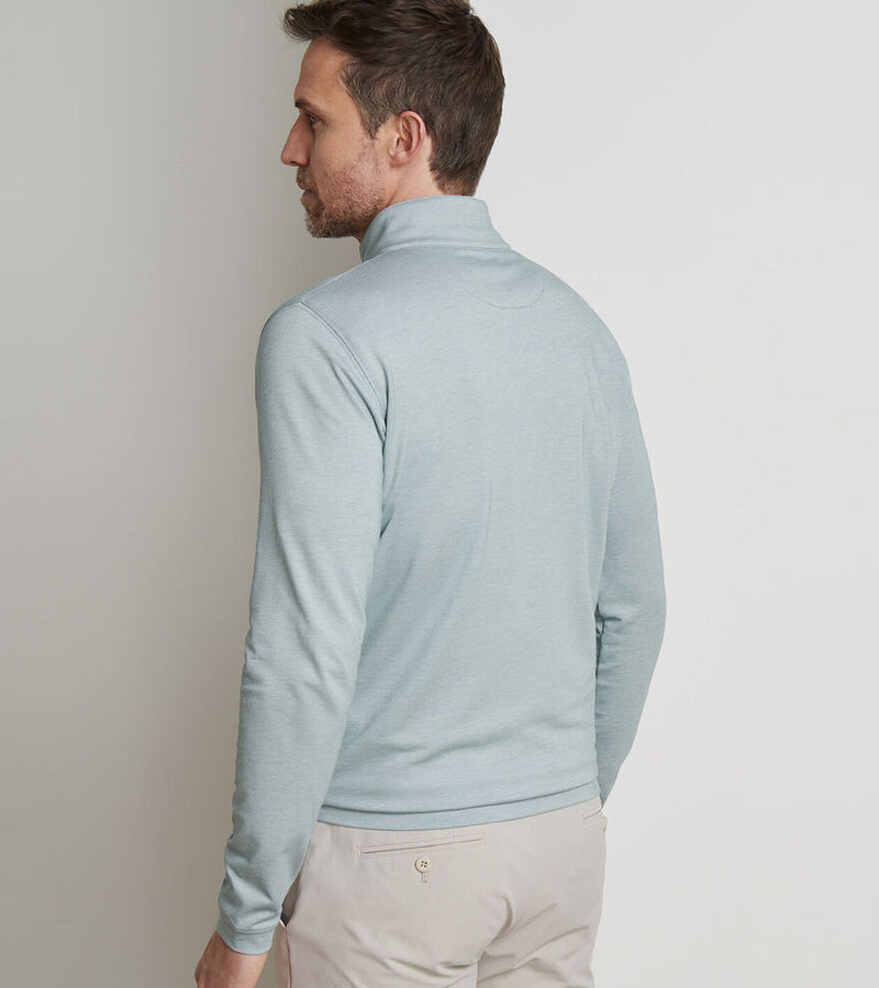 Albatross Cotton-Blend Pique Quarter-Zip
