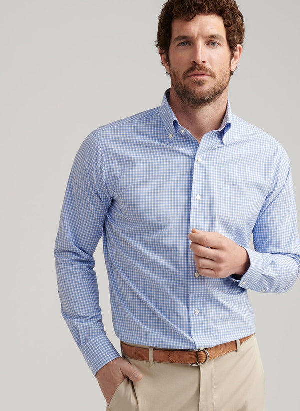 Mitchell Performance Poplin Sport Shirt - Oak Hall