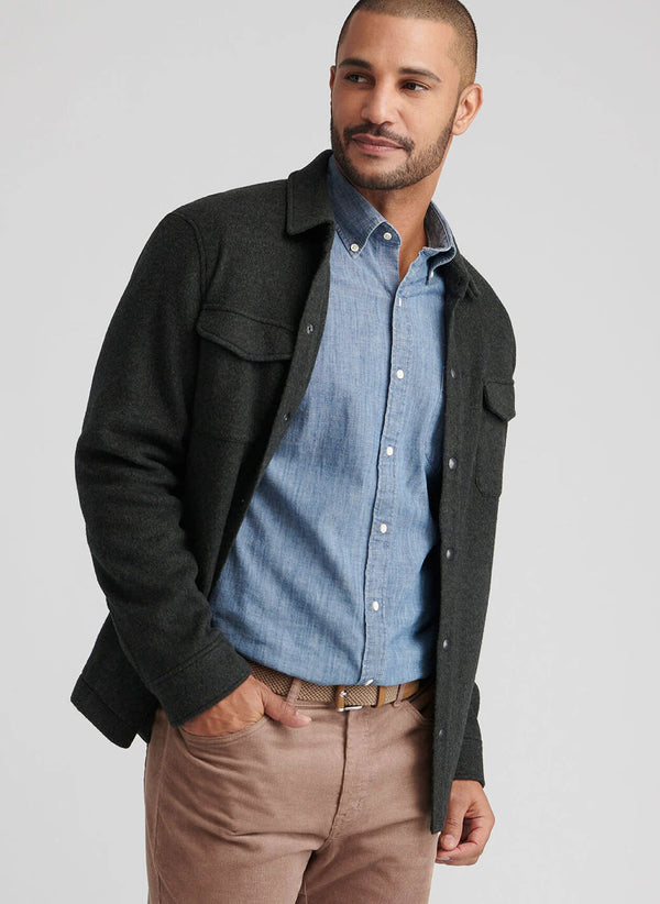 Crown Flex Merino Shirt Jacket - Oak Hall