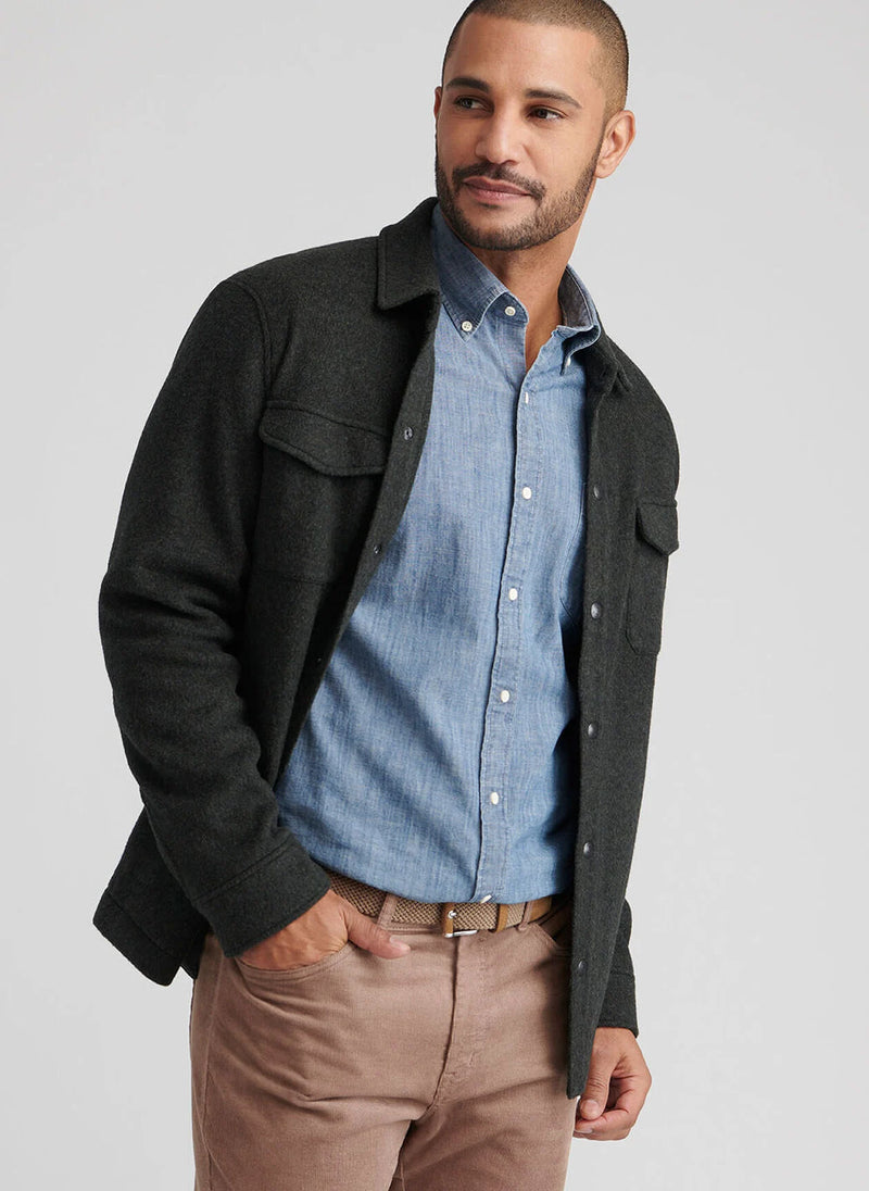 Crown Flex Merino Shirt Jacket - Oak Hall