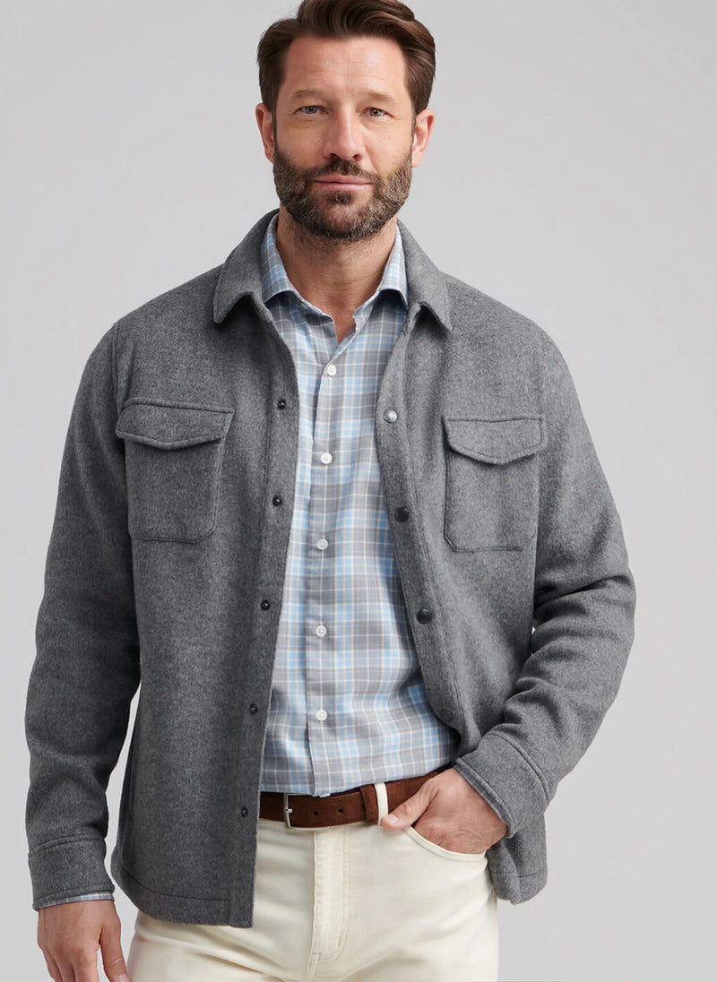 Crown Flex Merino Shirt Jacket - Oak Hall