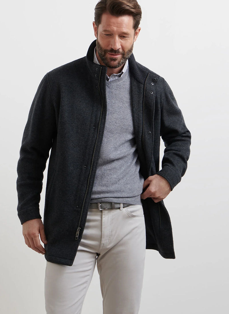 Crown Flex Merino City Coat - Oak Hall