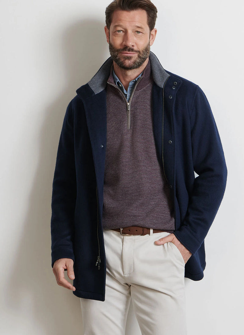 Crown Flex Merino City Coat - Oak Hall