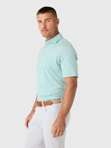 Hales Performance Jersey Polo - Sean Self Collar - Fresh Mint