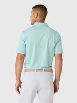 Hales Performance Jersey Polo - Sean Self Collar - Fresh Mint