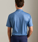 Hague Performance Jersey Polo - Sean Self Collar - Bali Blue