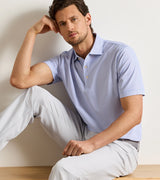 Mosaic Performance Mesh Polo - Sean Self Collar