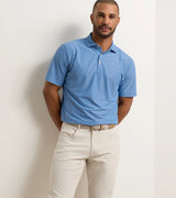 Currituck Performance Mesh Polo - Sean Self Collar