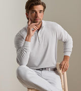 Lyons Stripe Performance Jersey Long-Sleeve Polo -