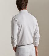 Lyons Stripe Performance Jersey Long-Sleeve Polo -