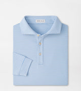 Lyons Stripe Performance Jersey Long-Sleeve Polo -