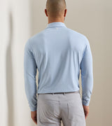 Lyons Stripe Performance Jersey Long-Sleeve Polo -