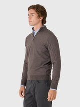 Excursionist Flex Quarter-Zip Sweater - Ash Brown