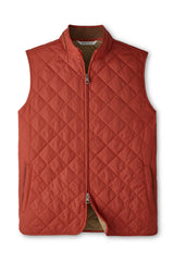 Peter Millar Essex Vest - Burnt Orange (flat)