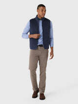 Peter Millar Crown Flex Merino Vest - Atlantic Blue