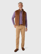 Peter Millar Crown Flex Merino Vest - Dark Amber