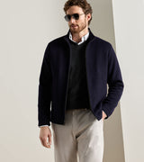 Crown Flex Merino Bomber - Navy