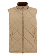 Barbour Finn Quilted Gilet in Military Brown