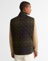 Barbour Icons Tartan Lowerdale Quilted Gilet, back