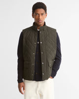 Barbour Lux Lowerdale Gilet in Dark Sage, front