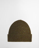 Barbour Scottish Donegal Tweed Beanie - Olive