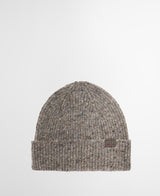 Barbour Scottish Donegal Tweed Beanie - Grey Stone