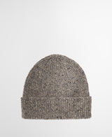 Barbour Scottish Donegal Tweed Beanie - Grey Stone