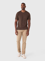 Faherty Sunwashed Pocket Tee - Coast Brown