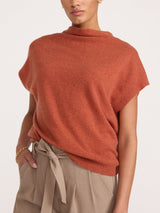 Morten Funnel Neck Cashmere Top
