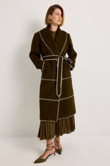 Marie Oliver Chloe Coat - Juniper Green