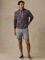 Faherty Byron Bay Hoodie - Nighttime Cherry Stripe