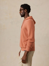 Faherty Legend Sweater Hoodie - Mountain Orange Feeder
