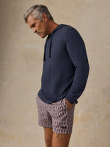 Faherty Sunwashed Slub Hoodie - Blue Nights