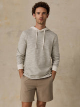Faherty Sunwashed Slub Hoodie - Cedar Falls Stripe