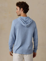Faherty Sunwashed Slub Hoodie - Blue Isle