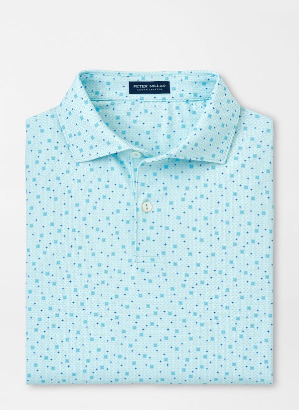 Diamond In The Rough Performance Jersey Polo - Oak Hall