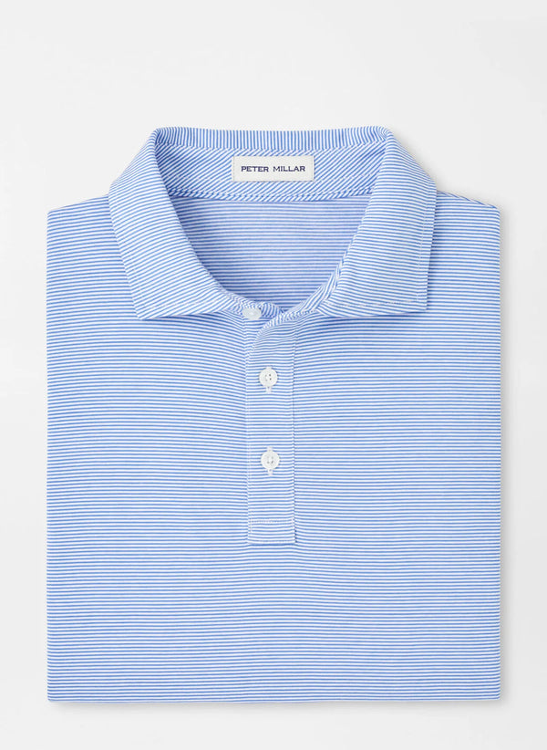 Crown Comfort Short-Sleeve Polo Carpenter Stripe