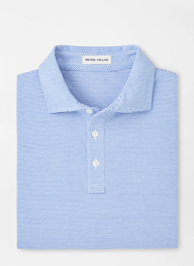 Crown Comfort Short-Sleeve Polo Carpenter Stripe