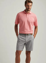 Crown Comfort Short-Sleeve Polo Carpenter Stripe