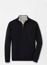 Coolspun Cotton Quarter-Zip Sweater