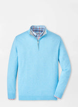 Coolspun Cotton Quarter-Zip Sweater