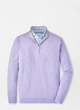 Coolspun Cotton Quarter-Zip Sweater