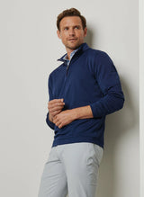 Albatross Cotton-Blend Pique Quarter-Zip