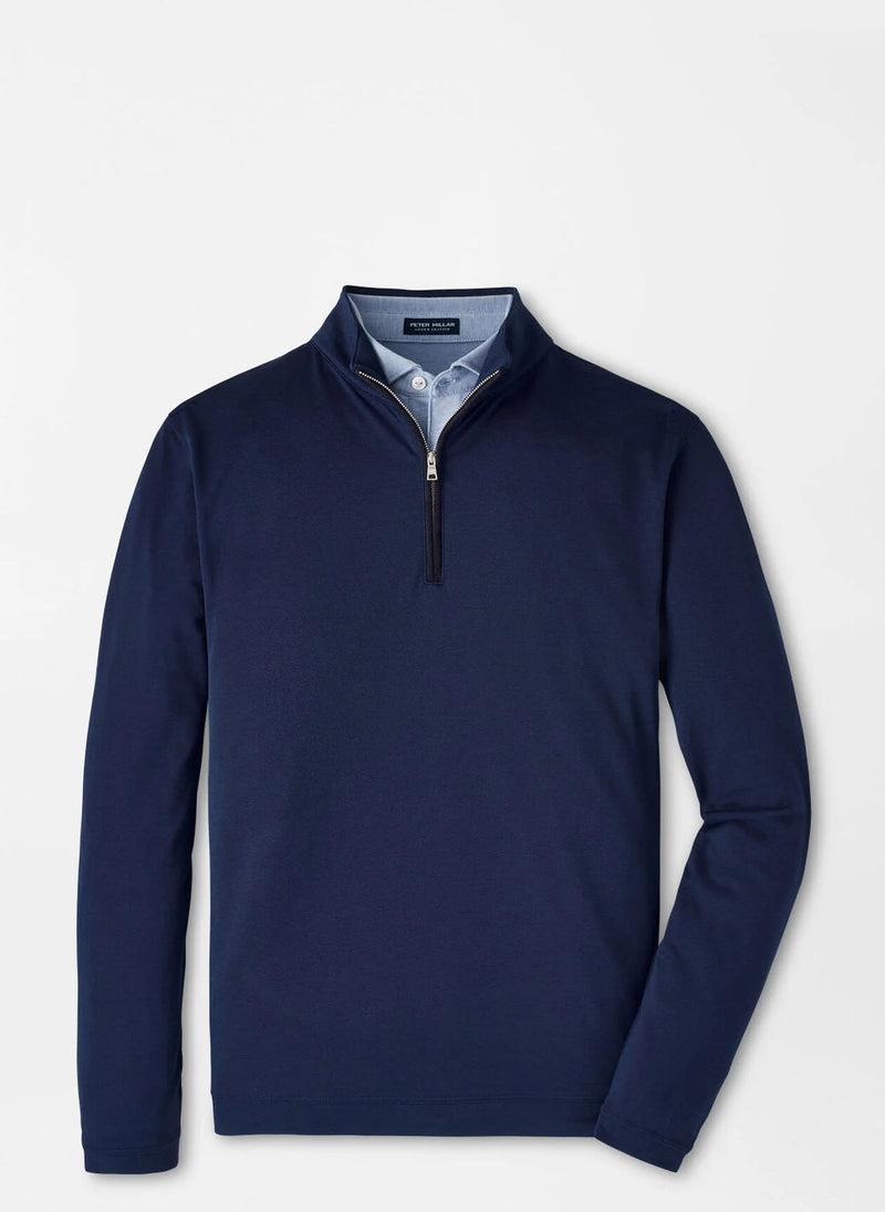 Albatross Cotton-Blend Pique Quarter-Zip