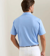 Solid Performance Jersey Polo - Sean Self Collar - Oak Hall