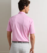 Solid Performance Jersey Polo - Sean Self Collar - Oak Hall