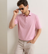 Jubilee Performance Jersey Polo - Sean Self Collar - Oak Hall