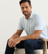 Crown Flex Cotton Ss Polo- Gilman Stripe - Oak Hall